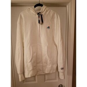 𝅺nike Men's Sportswear Aimoji Hoodie Color: White  Sz: Large